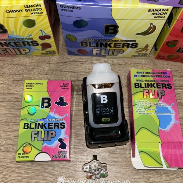 blinkers flip dual chamber 2g disposable