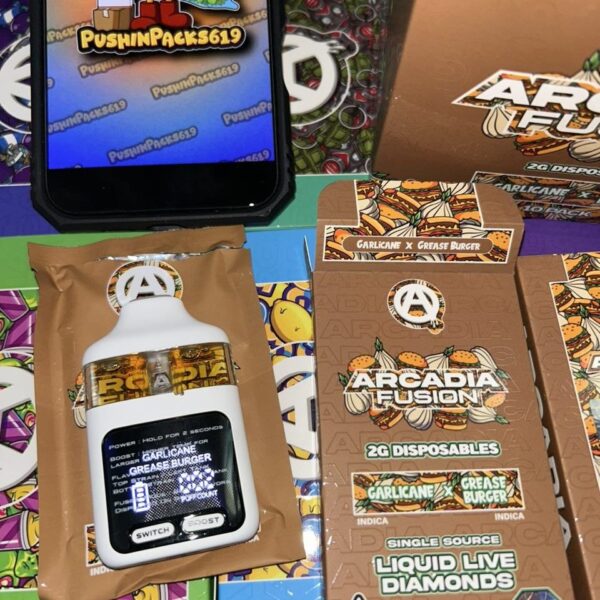 arcadia fusion 2g disposable dual flavor single source