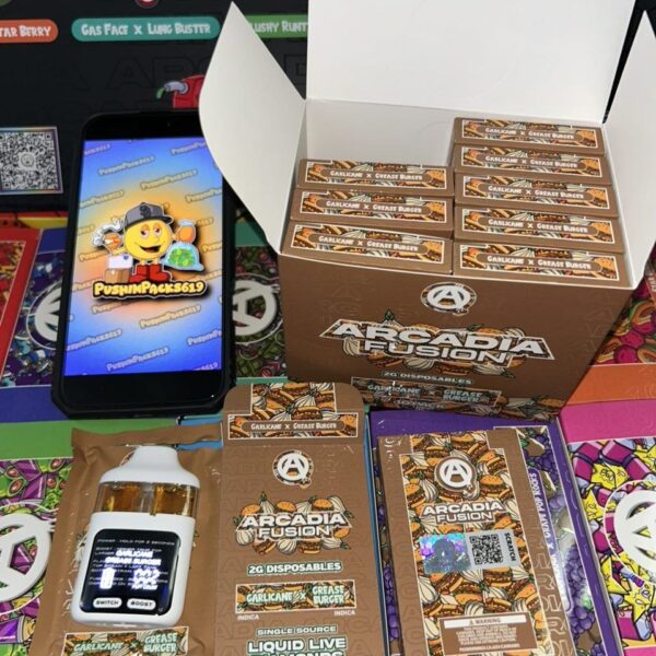 arcadia fusion 2g disposable dual flavor single source