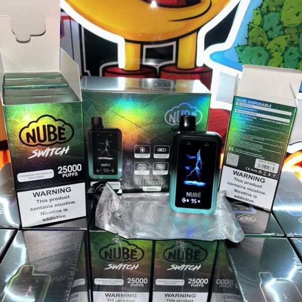nube switch nicotine vape 25000 puffs