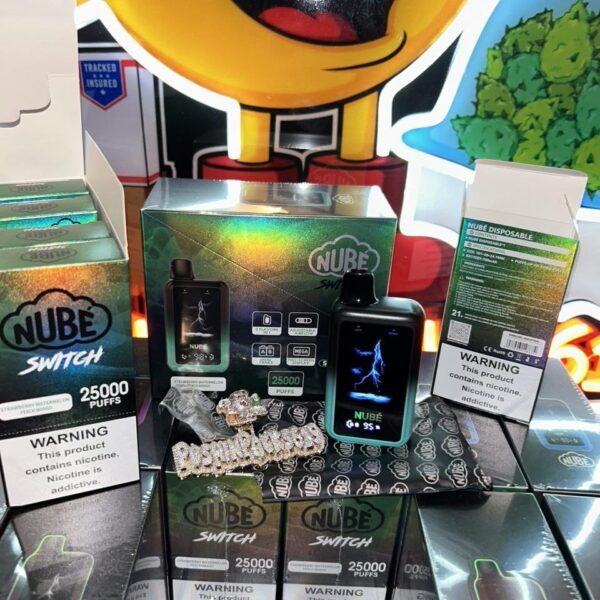 nube switch nicotine vape 25000 puffs
