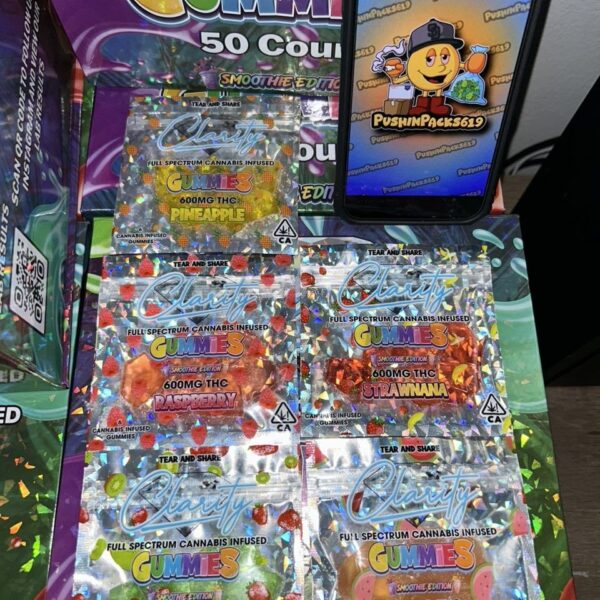 clarity cannabis infused gummies smoothie edition