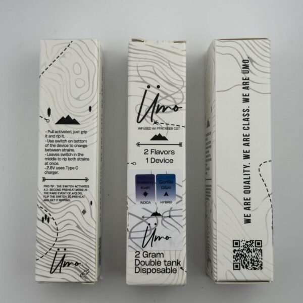 umo 2g disposable dual tank