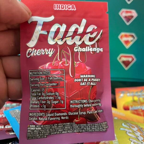 fade challenge 500mg thc gummies