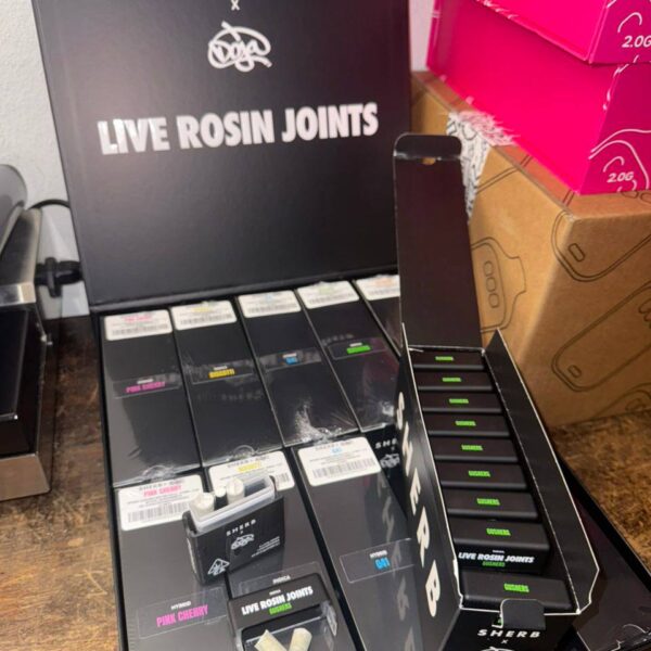 sherb x doja live rosin joints 2.5g