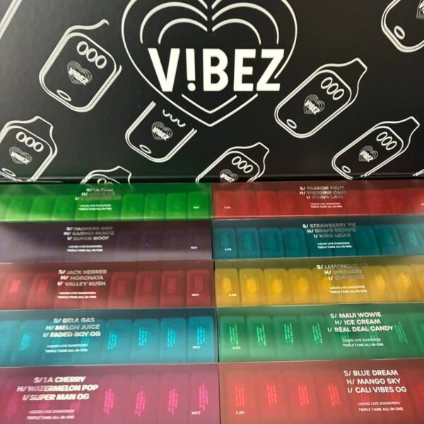 vibez dual 2g disposable triple tank