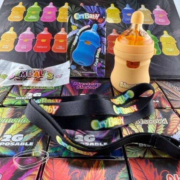 crybaby gumballs 2g disposable baby bottle