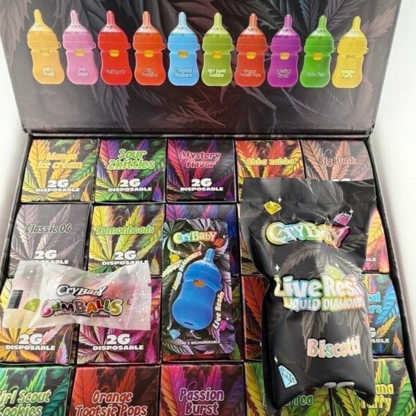 crybaby gumballs 2g disposable baby bottle