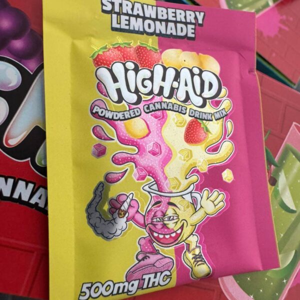 high-aid cannabis drink mix 500mg thc