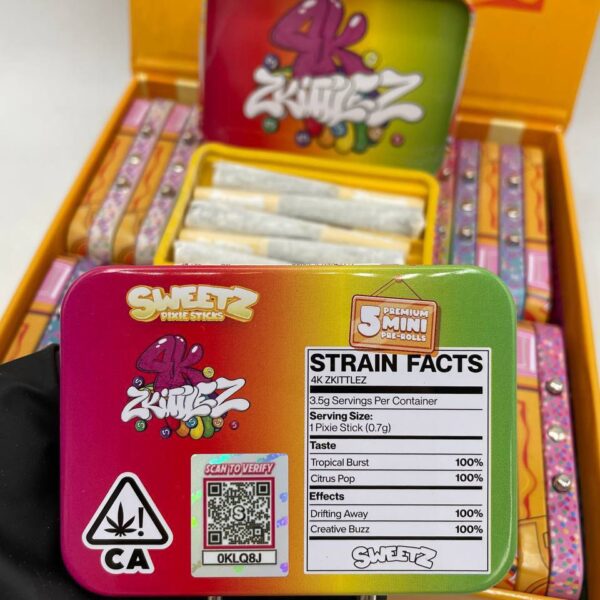 sweetz pixie sticks premium mini pre-rolls