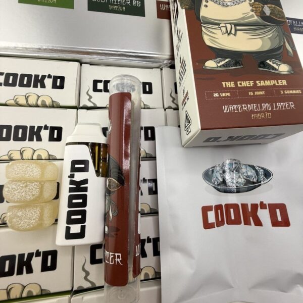 cook'd 2g disposable the chef sampler