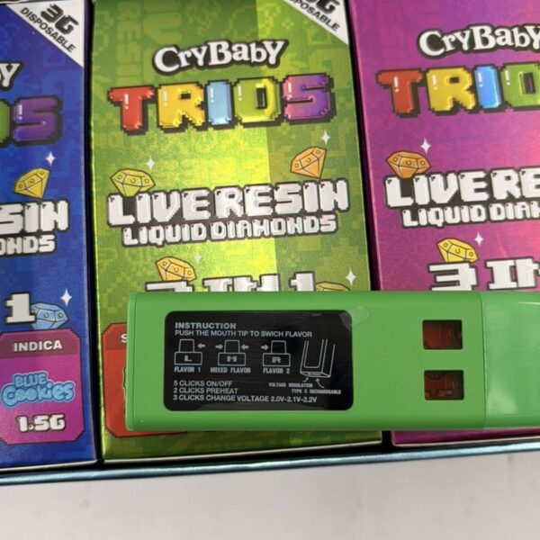 crybaby trios 3-in-1 disposable 3g