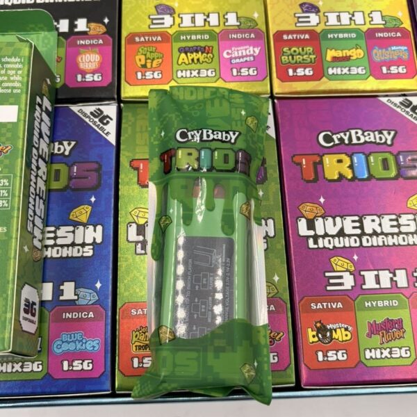 crybaby trios 3-in-1 disposable 3g
