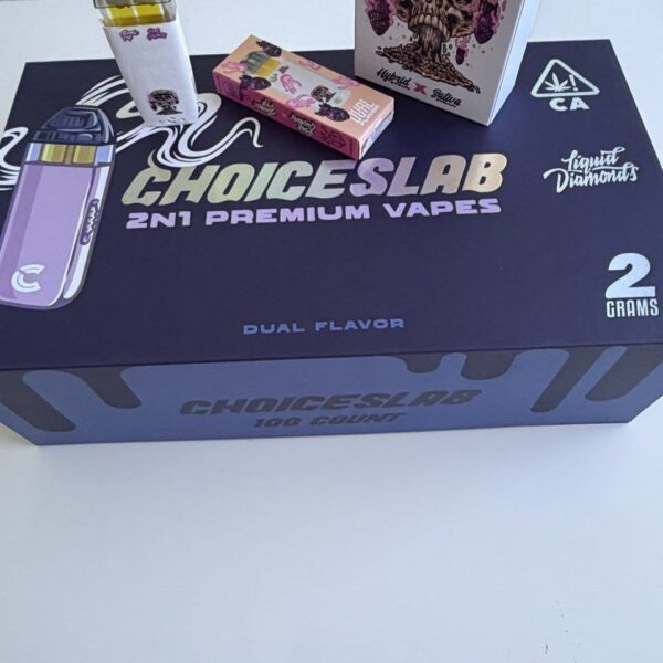 choiceslab 2n1 premium vapes dual 2g flavor