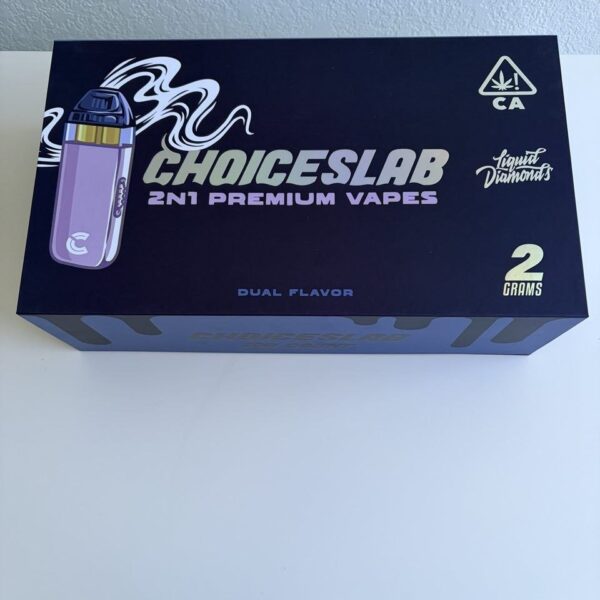 choiceslab 2n1 premium vapes dual 2g flavor