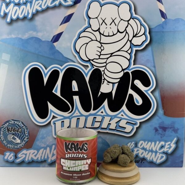kaws exotic moonrocks slurpee edition