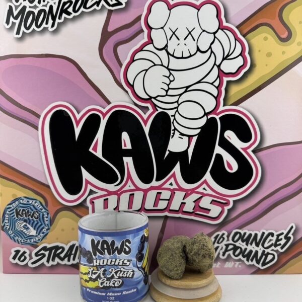 kaws exotic moonrocks cake edition