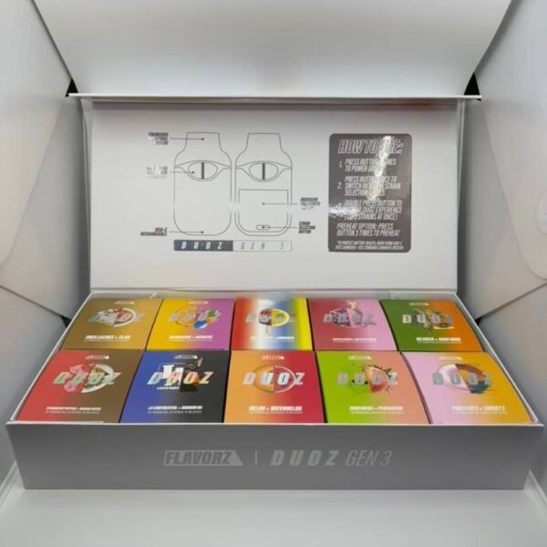 flavorz duoz gen 3 dual 2g disposable